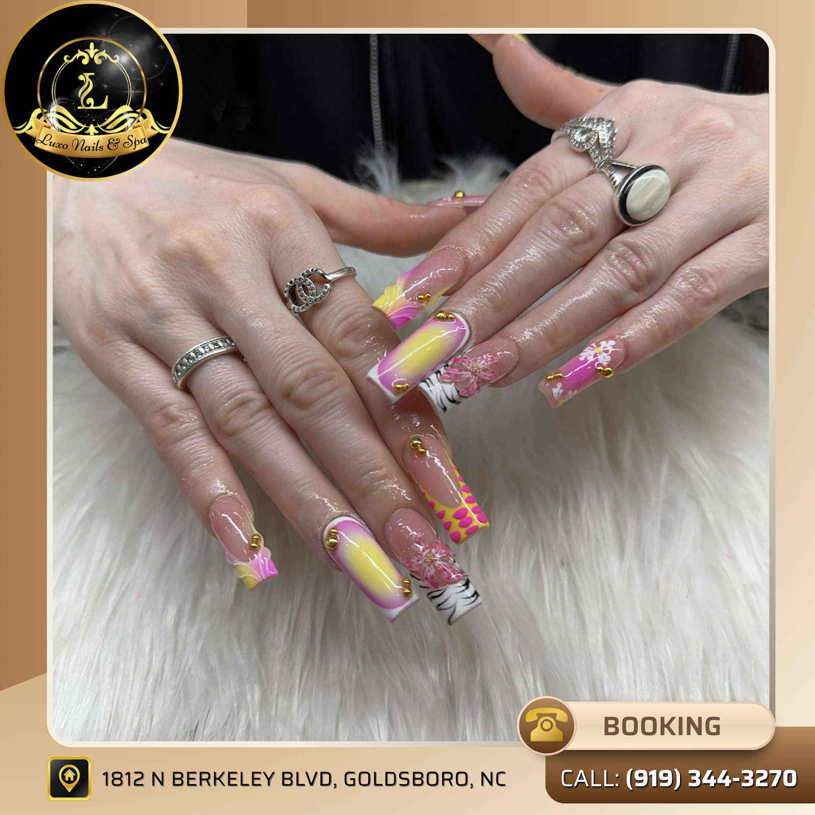 Luxo Nails Spa logo